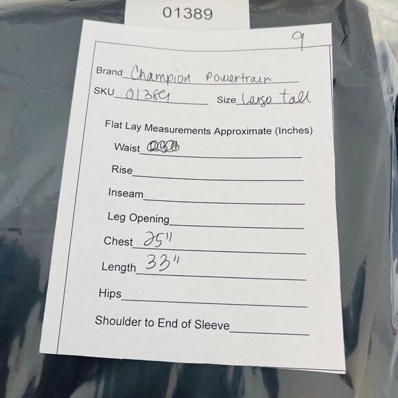 Champion Powertrain Mens Shirt Size Large Tall Black Athletic Basketball - Picture 4 of 4